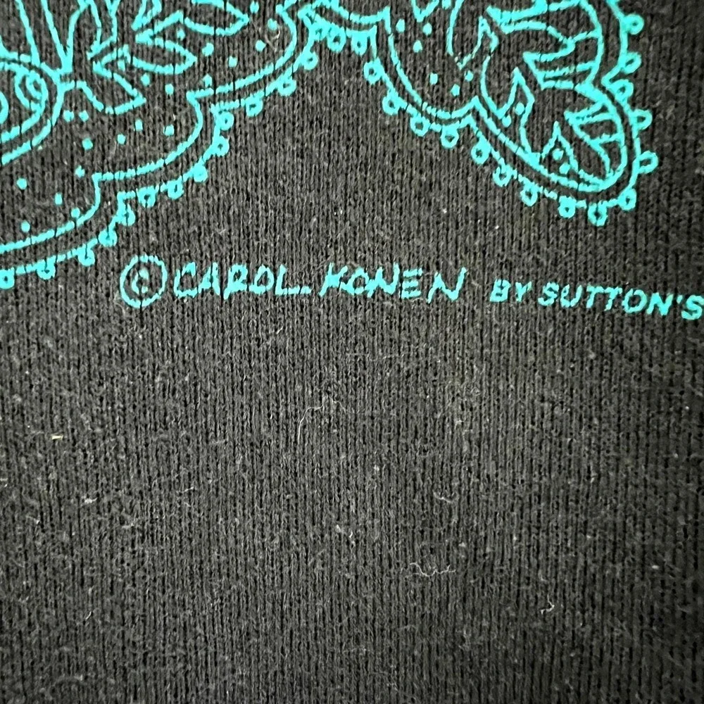 VTG 90s Mammoth Mountain Ski Sweatshirt Size M Black Hanes Classics Carol Konen